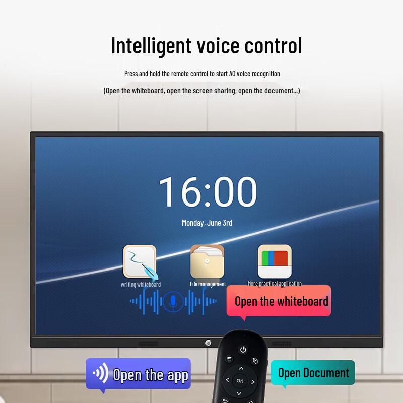 Luobaby 4K Voice Control Interactive Flat Panel Display (CN version)
