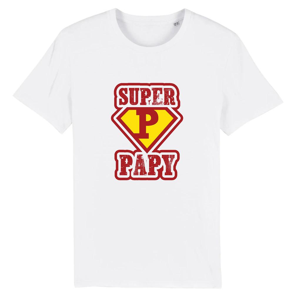 Super PAPY T-shirt for men 100% cotton summer loose creative graphic print casual sports round neck short sleeve T-shirt tops