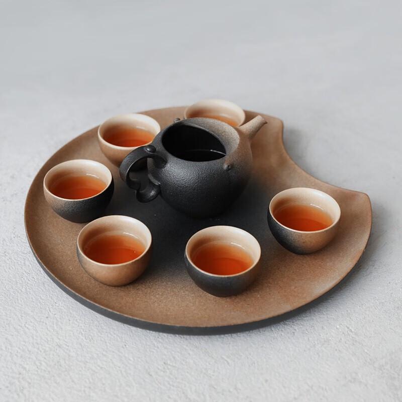 Edenus Ceramic Kung Fu Tea Set with Tray