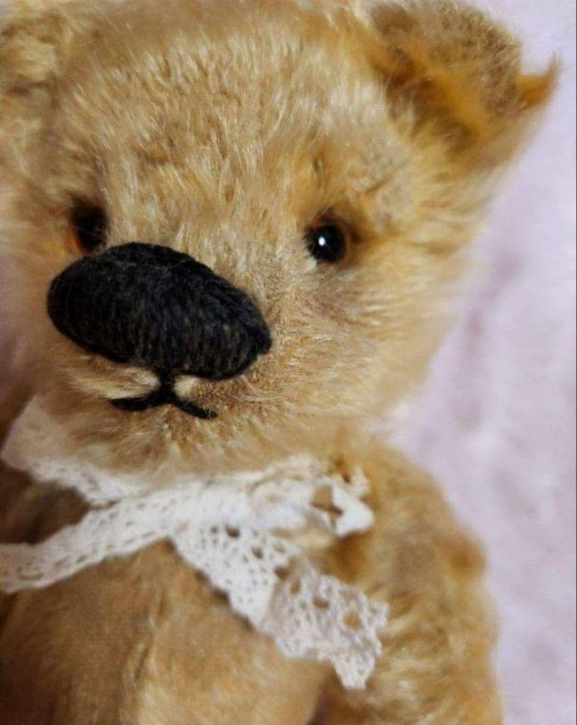 [USED] Limited-time special price: Chad Valley antique teddy bear from the 1930s with tag.