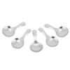 5Pcs 304 Stainless Steel Ice Cream Scoop Tea Dessert Spoon Cream Kitchen UtensilsSilver