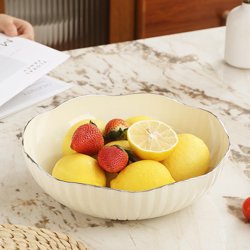 Fruit Plate, Living Room, Household Tea Table And Snacks, Fruit Basin, Light Luxury Premium Fruit Plate, Fruit Basket