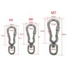 2Pcs 304 Stainless Steel Dog Leashes Clasp Multipurpose Pet Leash Buckle  for Dog Walking
