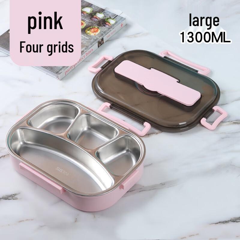 Ruhan Insulated Stainless Steel Divided Lunch Box