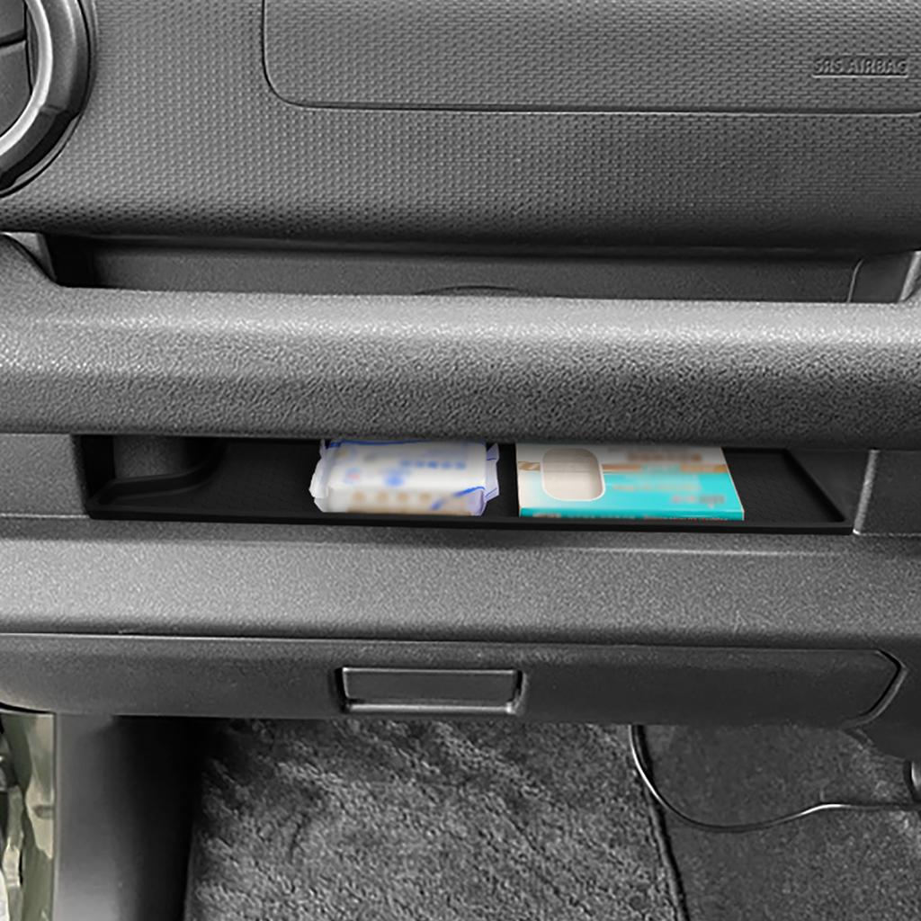 Right Drive for Suzuki Jimny 2025 2025 Silicone Co-pilot Storage Mat Anti-slip Protective Pad Car Interior Accessories Black