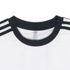 Adidas Originals Trefoil Stripe Crew Neck Sport Tee Women Tops White HK5062