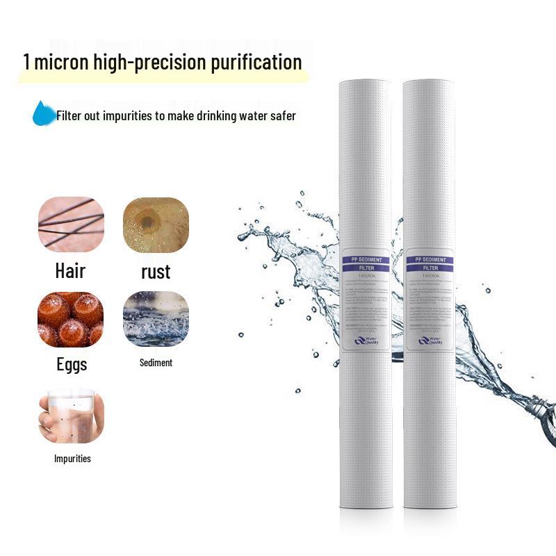 Commercial Water Purifier: 20-Inch PP Cotton Filter Element, 1 Micron & 5 Micron PPF Pre-Filter