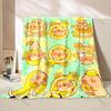 1PC Capybara Cartoon Pattern Blanket Warm Soft Fluffy Kids and Adult Sofa Bed Throw Blanket Suitable Home Outdoor Travel Camping