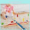 Holzseil-Schleuder-Spiel für Kleinkinder, Früherziehung und Entwicklung logischer Fähigkeiten