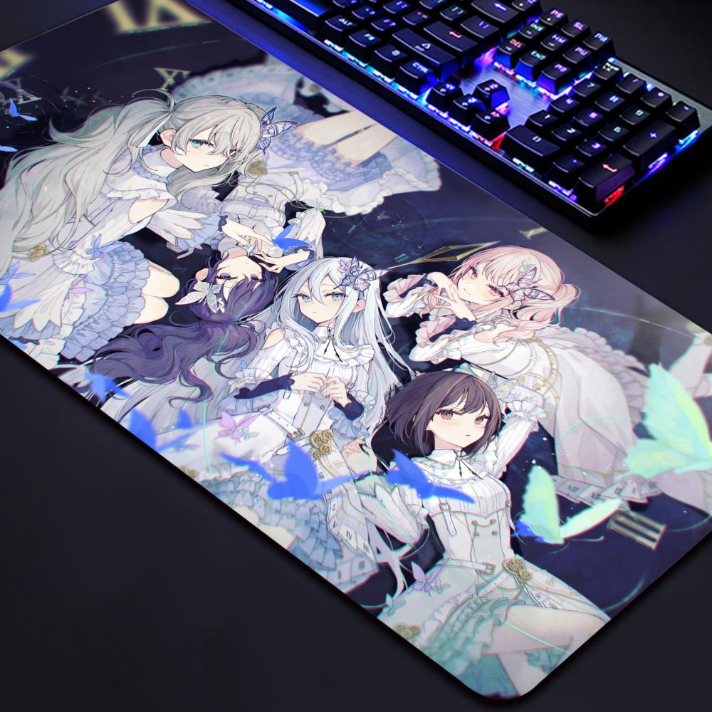 PJSK Project Sekai Colorful Stage Nightcord At XXL Large Mouse Pad Computer Laptop Nonslip Keyboard Desk Mat Mousepad