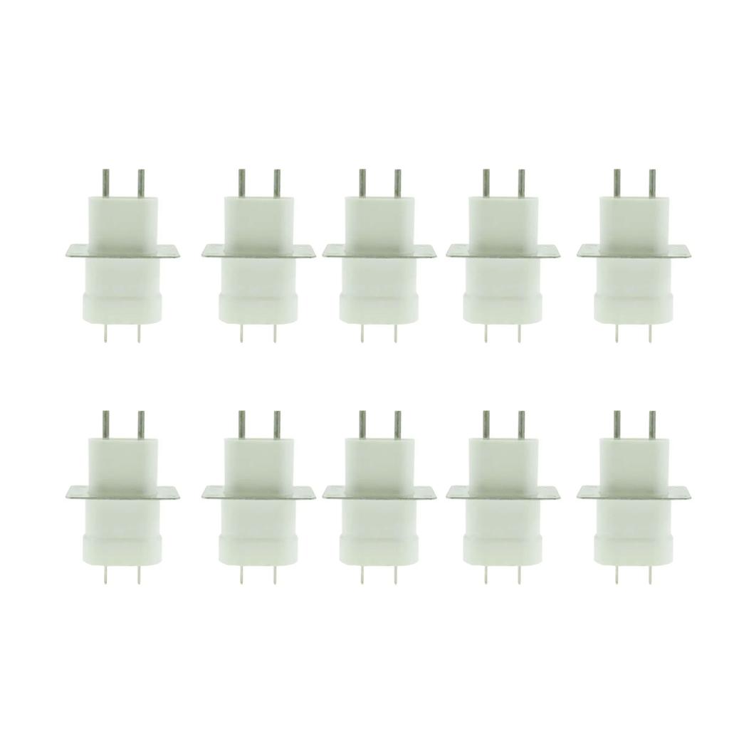 Set of 10 Microwave Oven Magnetron Plug Microwave Oven Connector 4 Filament Pin Sockets Converter Microwave Oven Sockets