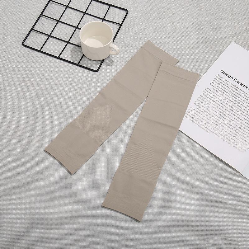 

Unisex Summer UV Protection Ice Silk Arm Sleeves for Adults and Children Standard Fingerless (30CM) серый