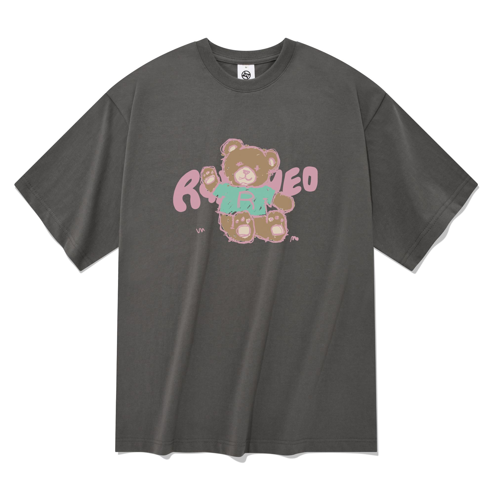 Radineo Soft Bear Short Sleeve T-Shirt Gray Gray (Gray)/S