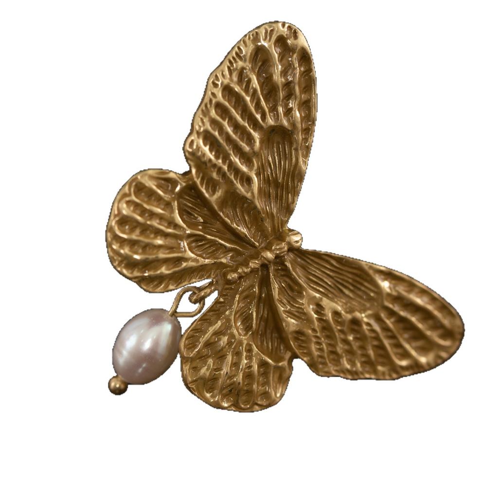 Medieval Copper Alloy Ring, Retro Court Style, High Sense Female Designer Temperament, New Ring