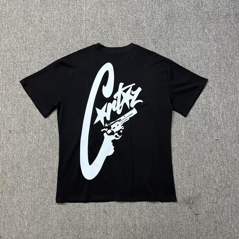 Unisex Streetwear Oversized Cotton Tee With Geometric Print Loose Fit Short Sleeve T-Shirt Men Women