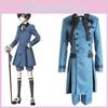 Elegant Black Butler Ciel Phantomhive Cosplay Costume Full Set For Unisex Halloween Events