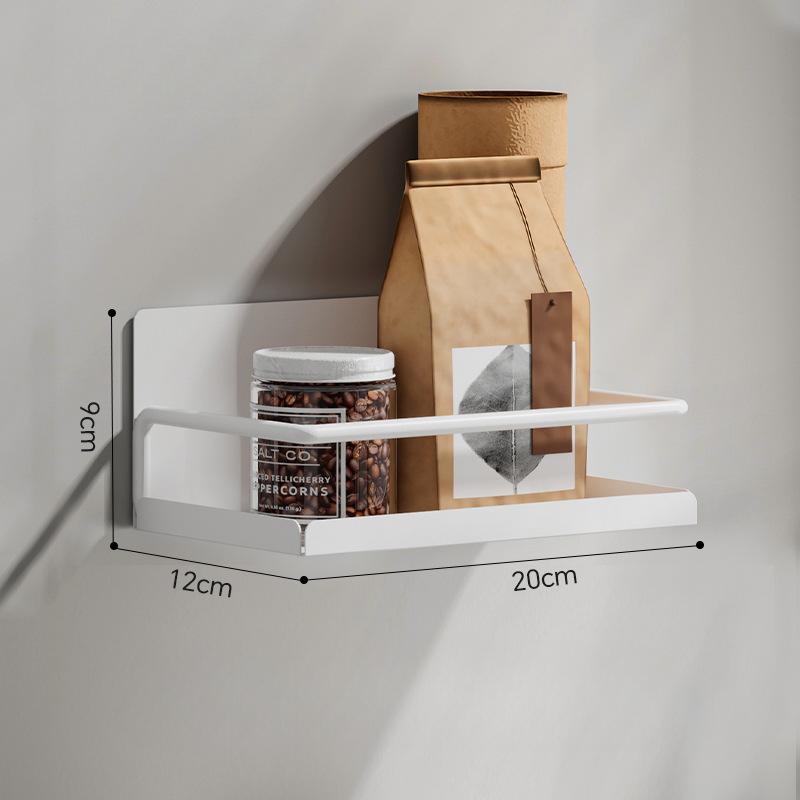 Стойка для хранения специй на кухне без перфоратора настенная металлическая полка для приправ самоклеящаяся подвесная органайзер для мелочей 3495₽
