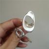 Korean Fashion Hollow Irregular Geometric Silver Color Open Rings For Women Girl Simple Party Aesthetic Jewelry Accessories Gift