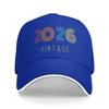 WoUnisex Unisex Vintage 2026 Neon Retro Outdoor Hat Spring Born In 2026 Adjustable Baseball Caps Baseball Cap Hip Hop Golf Sunshade