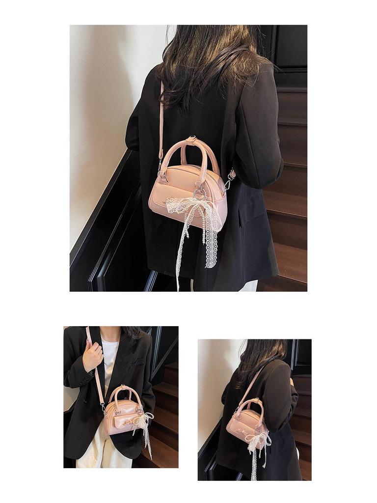 Women's Spring/Summer 2025 Korean-Style Ribbon Crossbody Handbag