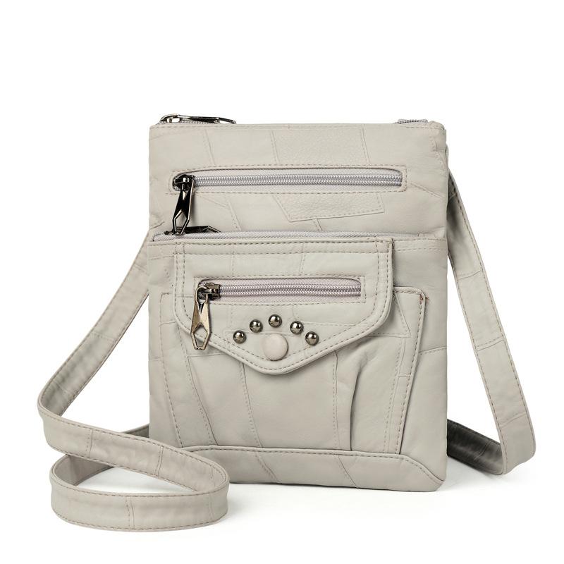 A Middle-aged Lady's Crossbody Bag, A Retro and Unique PU Backpack, A Casual and Fashionable Single-shoulder Bag