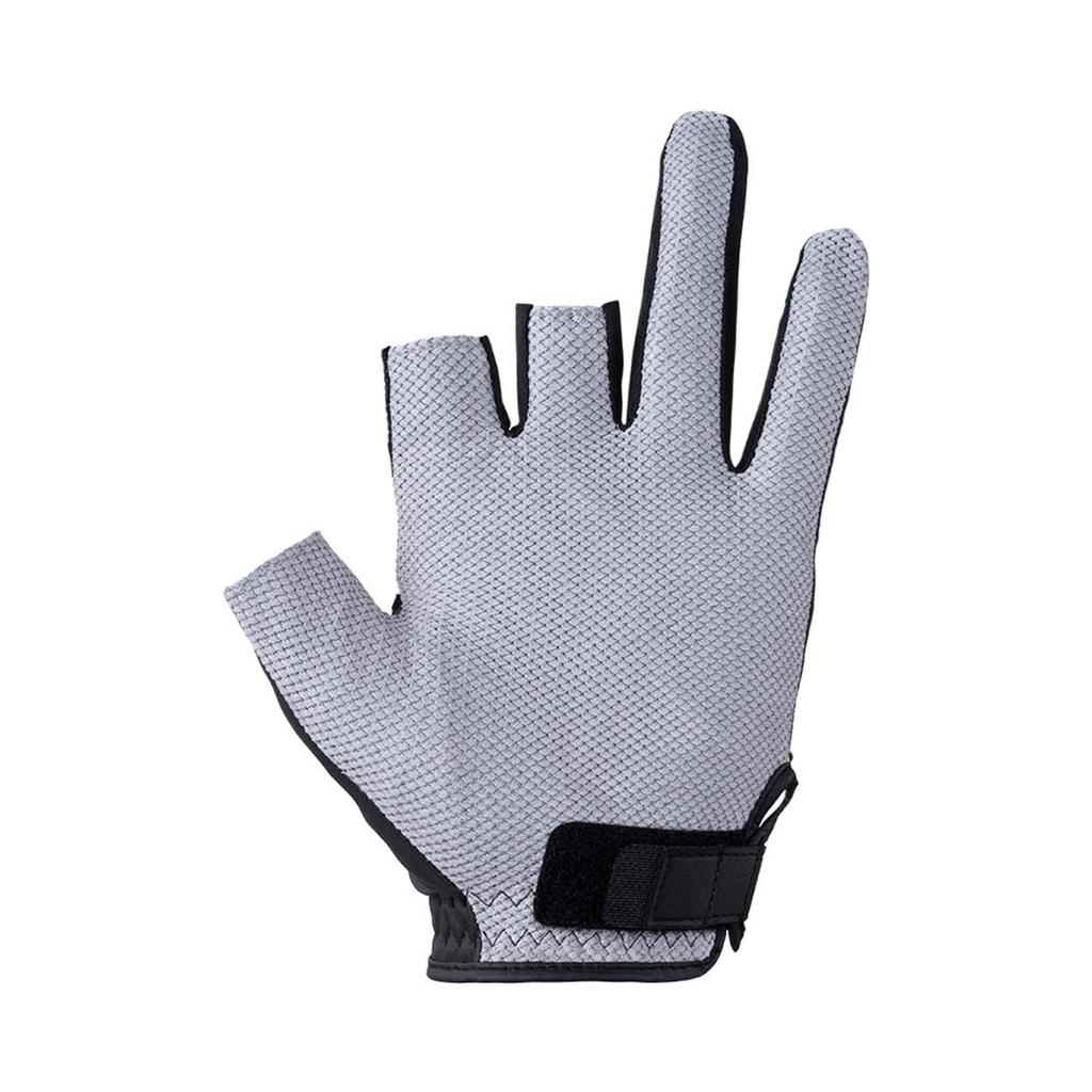Daiwa Cool Size L Gloves, 3-Cut, DG-3023, Black,