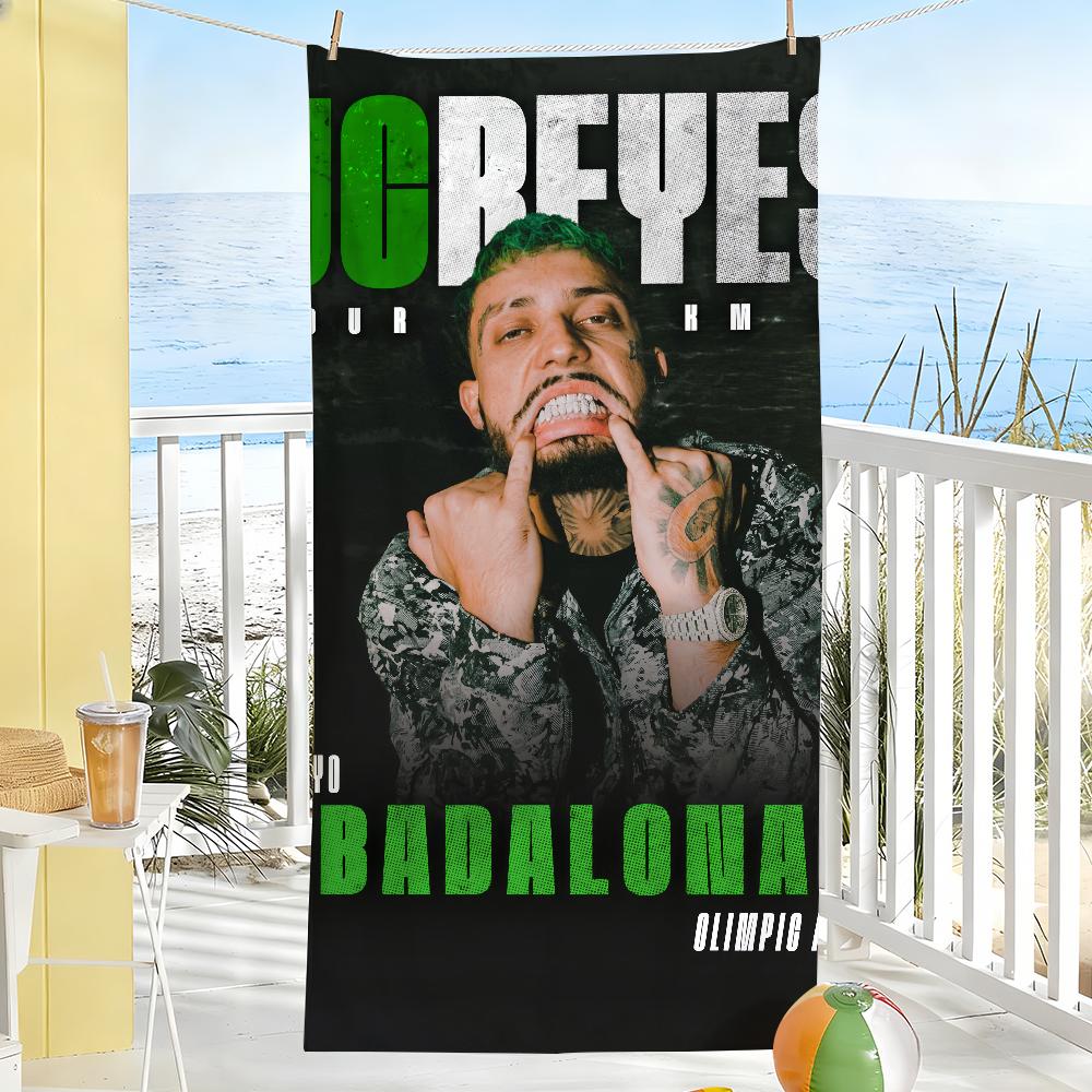 Rapper Jc Reyes Los Green Lanters Towel Soft Pool Gift For Travel Gym Shower Camping Quick Dry Sports Large Beach Towels