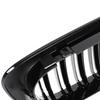 BMW 3 E46 99-01 COUPE / CABRIO griglie tra i fari (reni) set sinistra + destra DOPPIA BARRA NERA LUCIDA