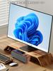 OROW PC Speaker Desktop for 10W Deep Connection Soundbar, Speaker, Wooden, TV/Smartphone/PC, Output, Bass, Wired/USB (S207)