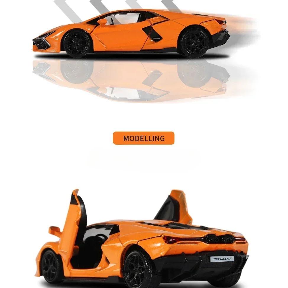 Моделирование 1/36 масштаба миниатюрный автомобиль Lamborghini Revuelto Collective — фото 5