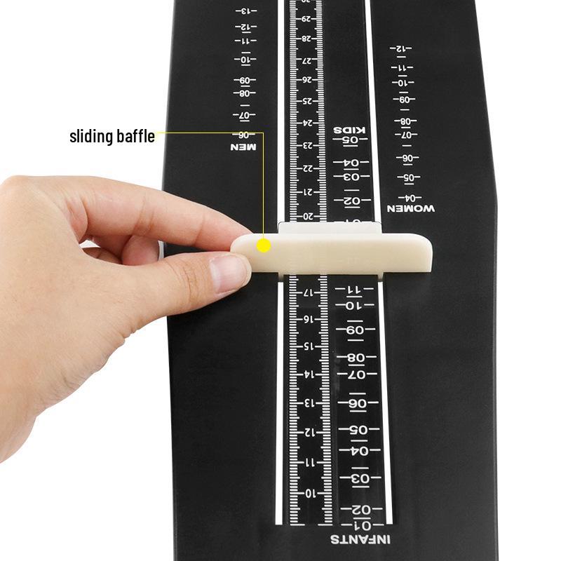 Adult Shoe Size Measuring Ruler - Large Foot Scale Tool for Home Use
