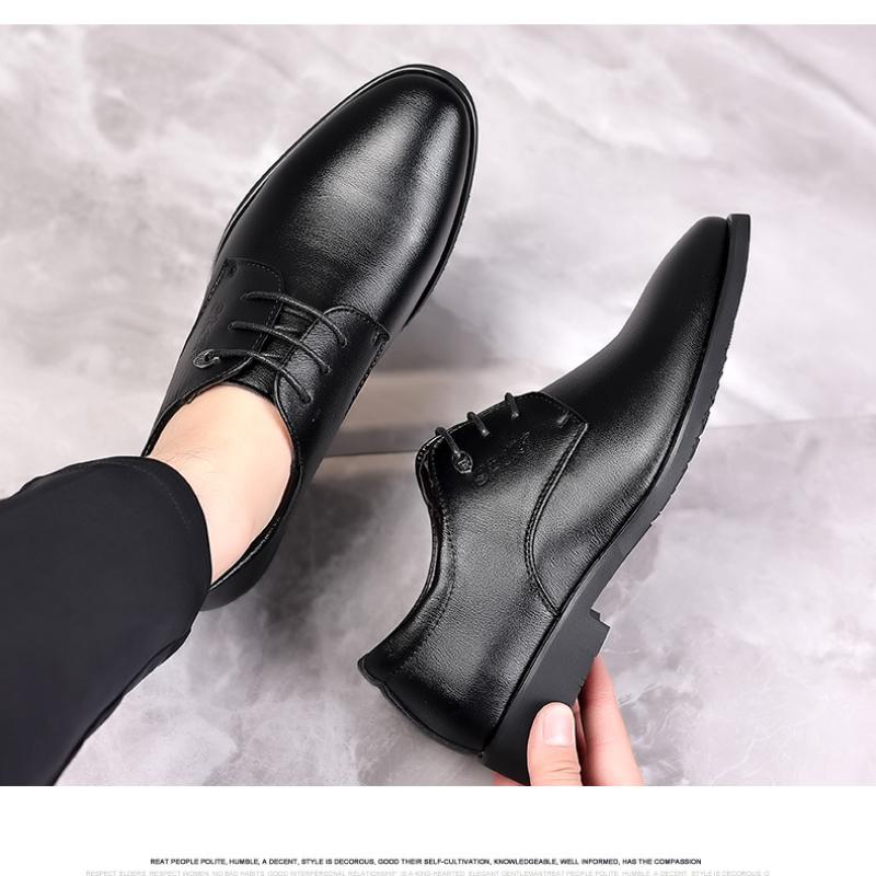 Men faux leather formal shoes office leather shoes JZ-1307