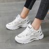 Spring Mesh Breathable Student Dad Shoes Women's Fashion Versatile Platform Sports Shoes Lightweight Running Casual Shoes