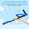 Kids Metal Detector Lightweight 1.2lbs Adjustable 60cm To 79cm Rod Secure Battery Cover Detects Gold Silver Coin Jewelry 10cm Underground Depth