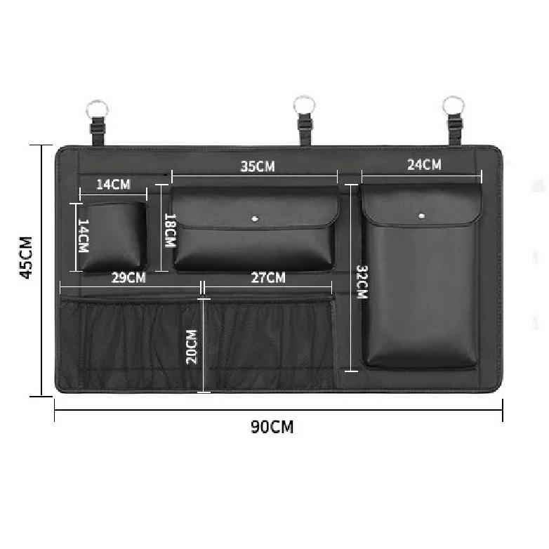 for GEELY LYNK&CO 01 PHEV 03 05 Emgrand Geometry A/C Trunk Storage Bag Multi-functional Seat Back Storage Bag in the Trunk