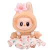 2dílná sada oblečení pro panenky Labubu, doplňky, stylová sada kawaii oblečení vhodná pro panenku Labubu o velikosti 15 cm a 17 cm