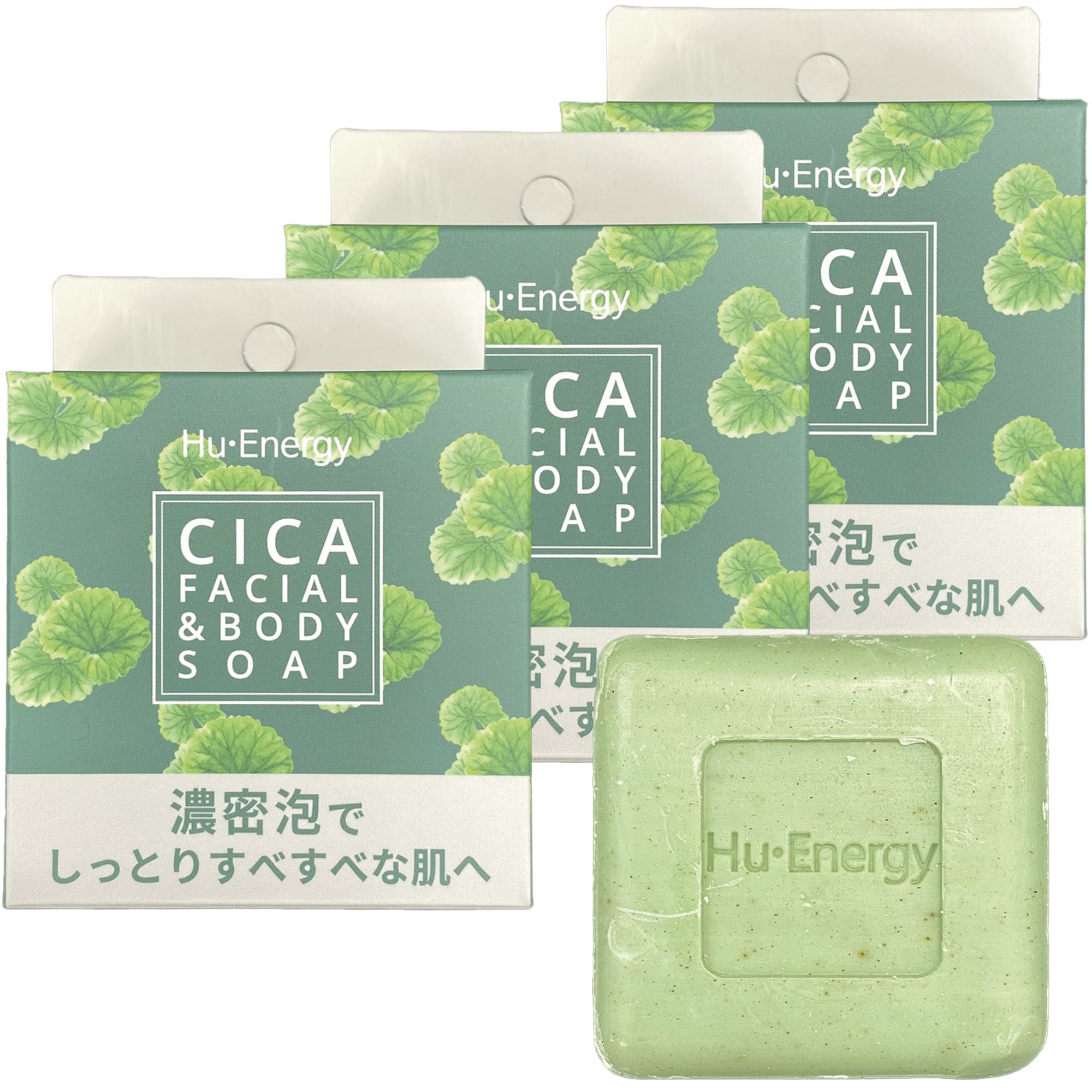 

Pop Berry Huena Soap CI 100 г 3 шт. Мыло для лица и тела CICA Korean Cosmetics