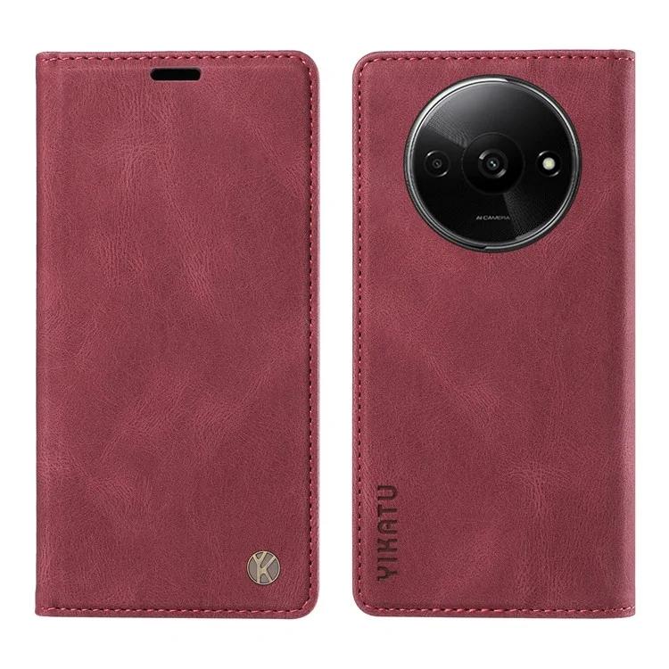 

YK-004 For Xiaomi Redmi A3 / Poco C61 4G Case Flip Folio Wallet Leather Phone Cover