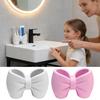 Bow Shape Toothbrush Holder Cute Makeup Brushes Holder Shaver Organizer Rack 3D Printing Double-basin Toothbrush Toothpaste Rack
