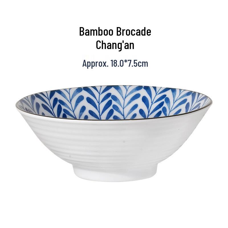 Japanese Style 7-Inch Conical Ramen & Rice Bowl