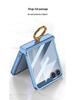 Samsung Z Flip7 Full-Cover Solid Color Case with Hinge Protection and Built-In Ring Stand