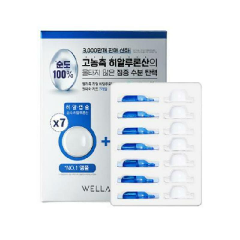 WELLAGE Real Hyaluronic One Day Kit 7 Blätter
