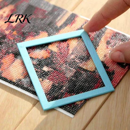 Rhinestone Painting Accessories 2Pcs Art Positioning Frame, Alignment Tool & Straight 3D Printed Auxiliary Frame Edge Ruler, for Crafts Ruler