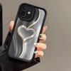 Flowing Gold Love Is Suitable for Apple 15Pro Mobile Phone Case iPhone17 Advanced 14Pro New 16 Europe, America and 13.