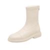 Skinny boots Women's British elastic socks boots Skinny short boots New women's boots Single boots Flat Martin boots