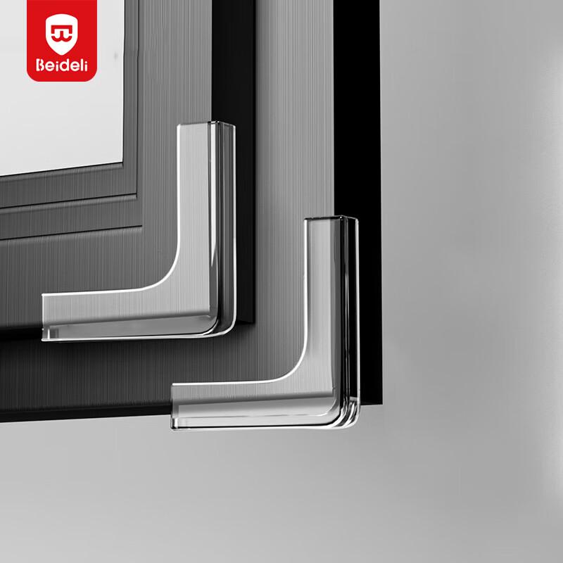 BEIDELI Child Safety Transparent L-Shaped Corner Protectors