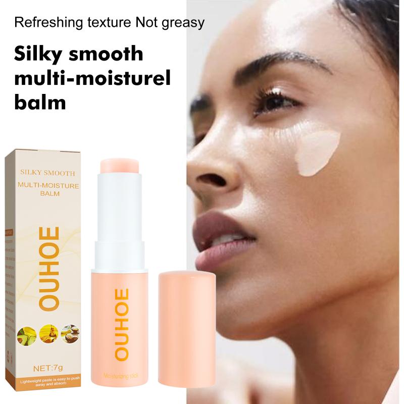 Stick Crème Hydratante Anti-rides Hydrate et Hydrate La Peau, Estompe les Ridules sur le Visage et le Cou, Illumine et Anti-rides
