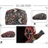 Elegant Embroidered Beret Hat Stylish Unisex Accessory Comfortable Wear For Outdoor Adventures And Social Gatherings