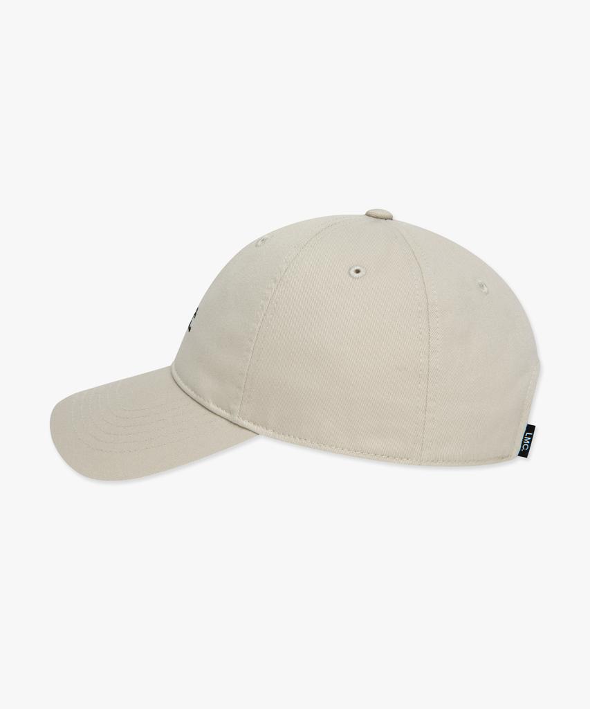 LMC Serif Logo 6Panel Cap Beige