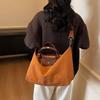 Large Capacity Shoulder Bag Women's Solid Color Tote Bag